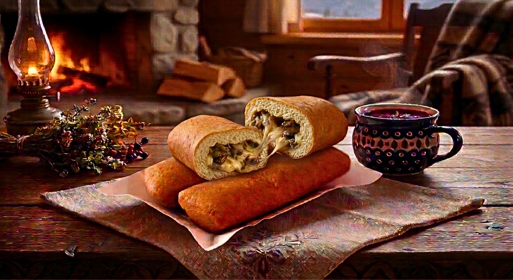 Pasztecik - Mushrooms & Cheese